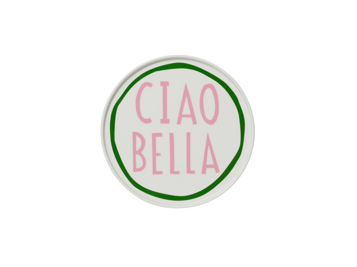 Elegant Ciao Bella Plate - Premium Ceramic Dinnerware for Stylish Dining & Home Decor | Perfect for Dinner Parties, Weddings & Gift Giving