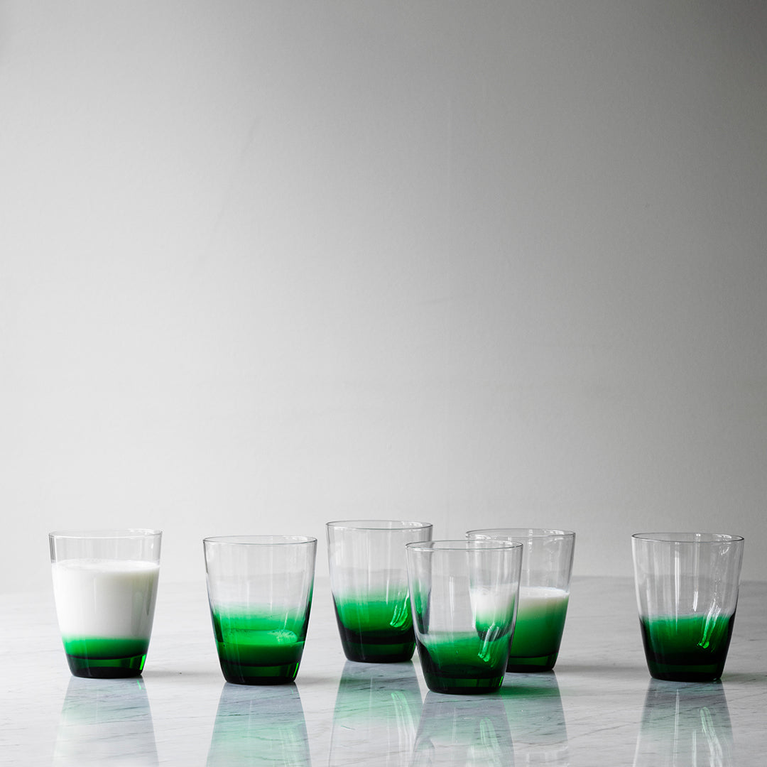 4-Pack Hue Glass Drinking Glasses - Elegant & Durable for Wine, Cocktails, Juice - Perfect for Parties, Weddings, Home Bar & Everyday Use
