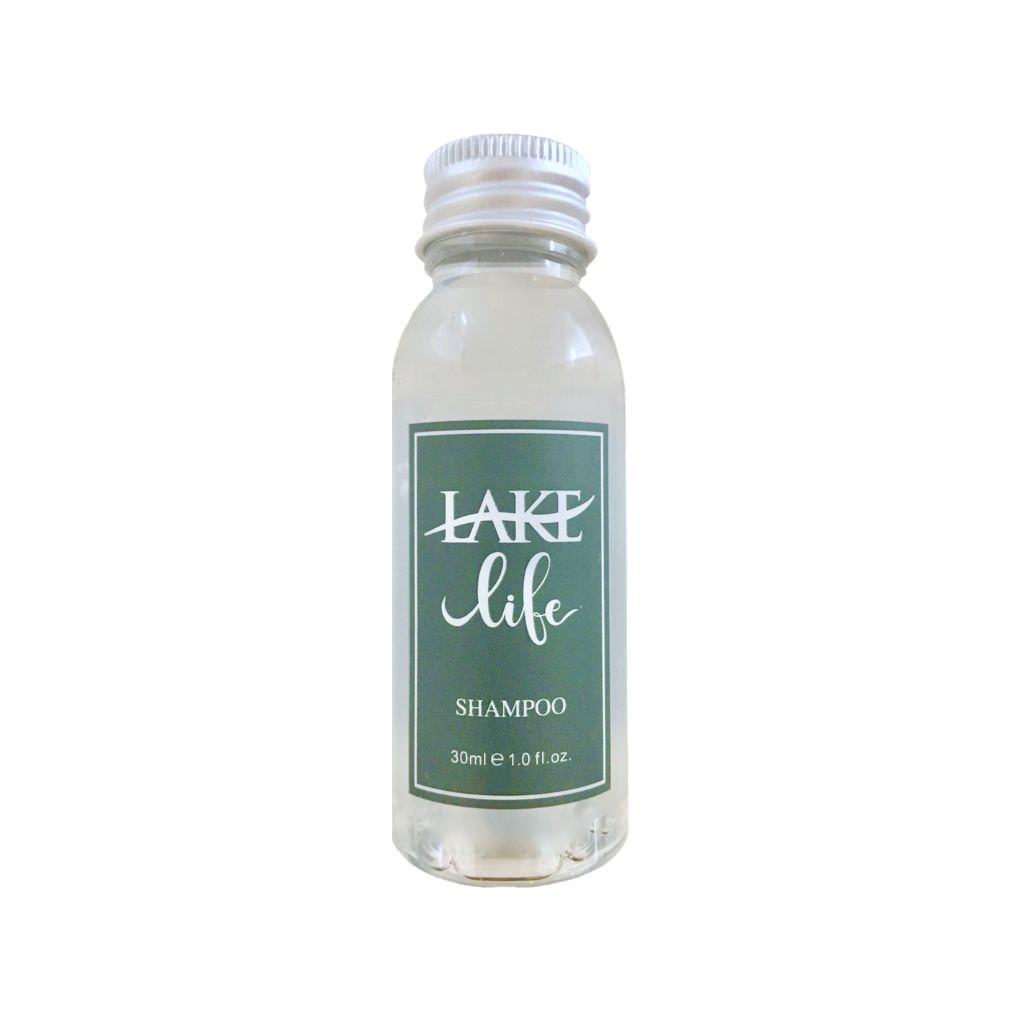 Lake Life Natural Shampoo 30ml - Gentle Cleansing for All Hair Types - Perfect for Travel, Gym & Outdoor Adventures