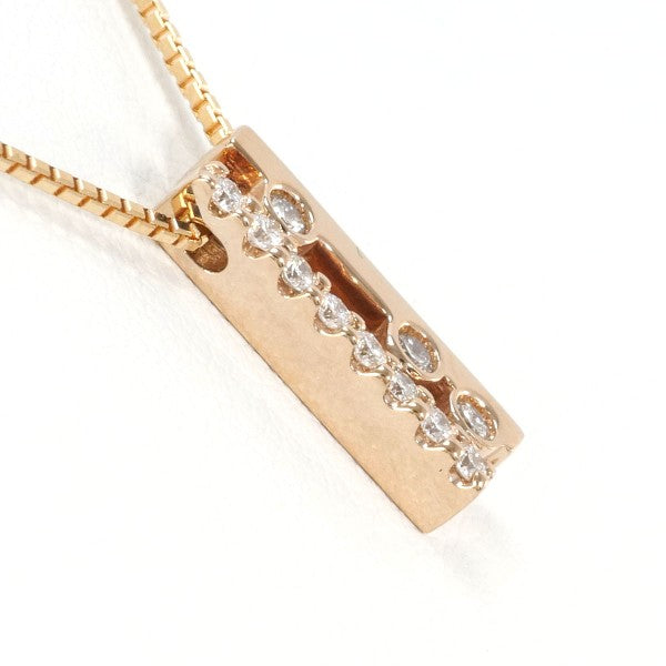 18K Pink Gold Diamond Necklace for Women - Elegant Pendant Necklace Jewelry Gift for Anniversary, Valentine's Day & Special Occasions
