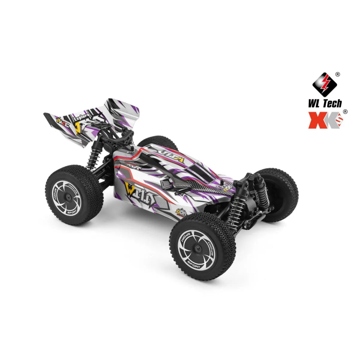WLtoys 144016 1/14 Scale 2.4GHz 4WD Brushed RC Racing Car - High Speed Off-Road Remote Control Vehicle for Kids & Adults, Perfect for Backyard, Park & Outdoor Adventures