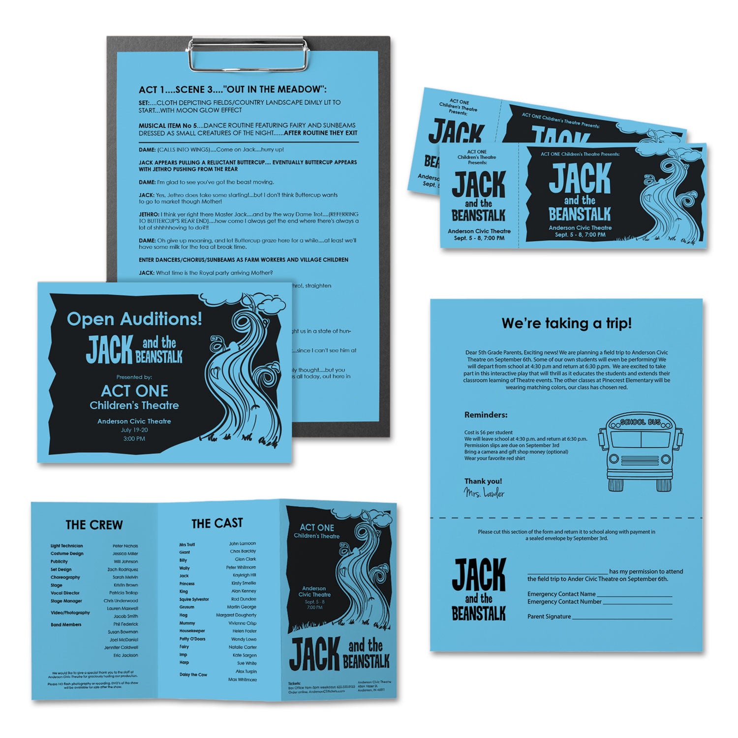 Astrobrights® Lunar Blue Colored Paper - 24 lb Bond Weight, 11