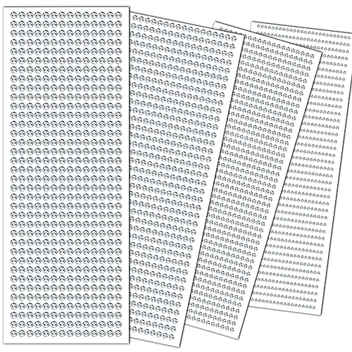 3090pcs-3/4/5/6mm-white