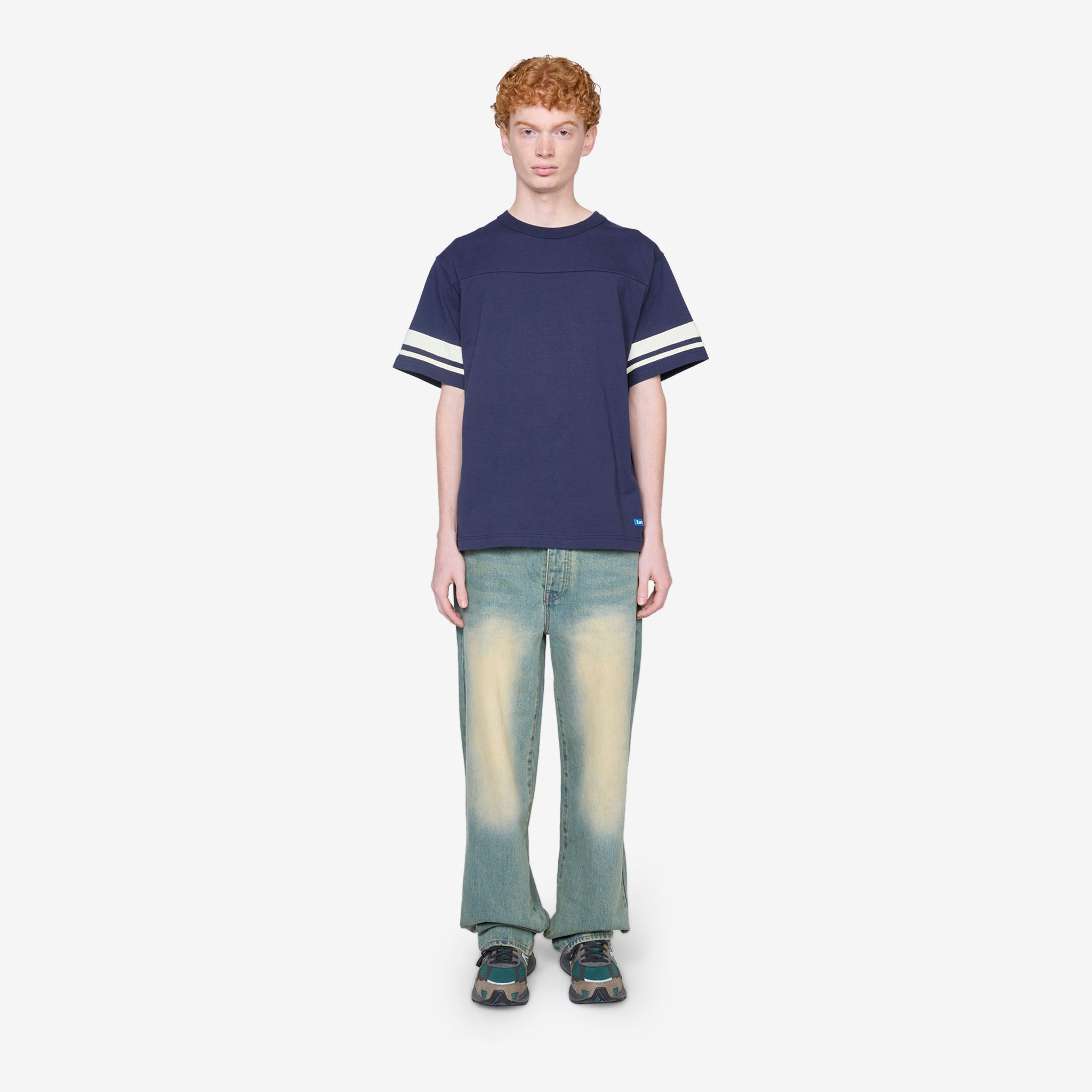 Chad Navy Blue T-Shirt for Men - Comfortable Cotton Casual Tee for Everyday Wear, Gym, and Outings
