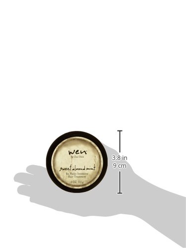 Chaz Dean Wen Sweet Almond Mint Intensive Hair Treatment - 4 Oz Deep Moisturizing & Repairing for Dry, Damaged Hair - Unisex Hair Care for Salon-Quality Results at Home - Perfect for Post-Wash Treatment & Weekly Hair Mask