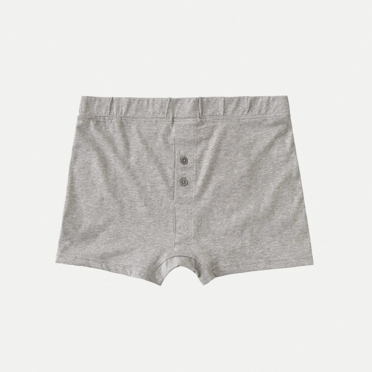 Premium Men's Boxer Briefs - Soft & Breathable Cotton Underwear (Grey Melange) - Ideal for Workout, Travel & Everyday Comfort