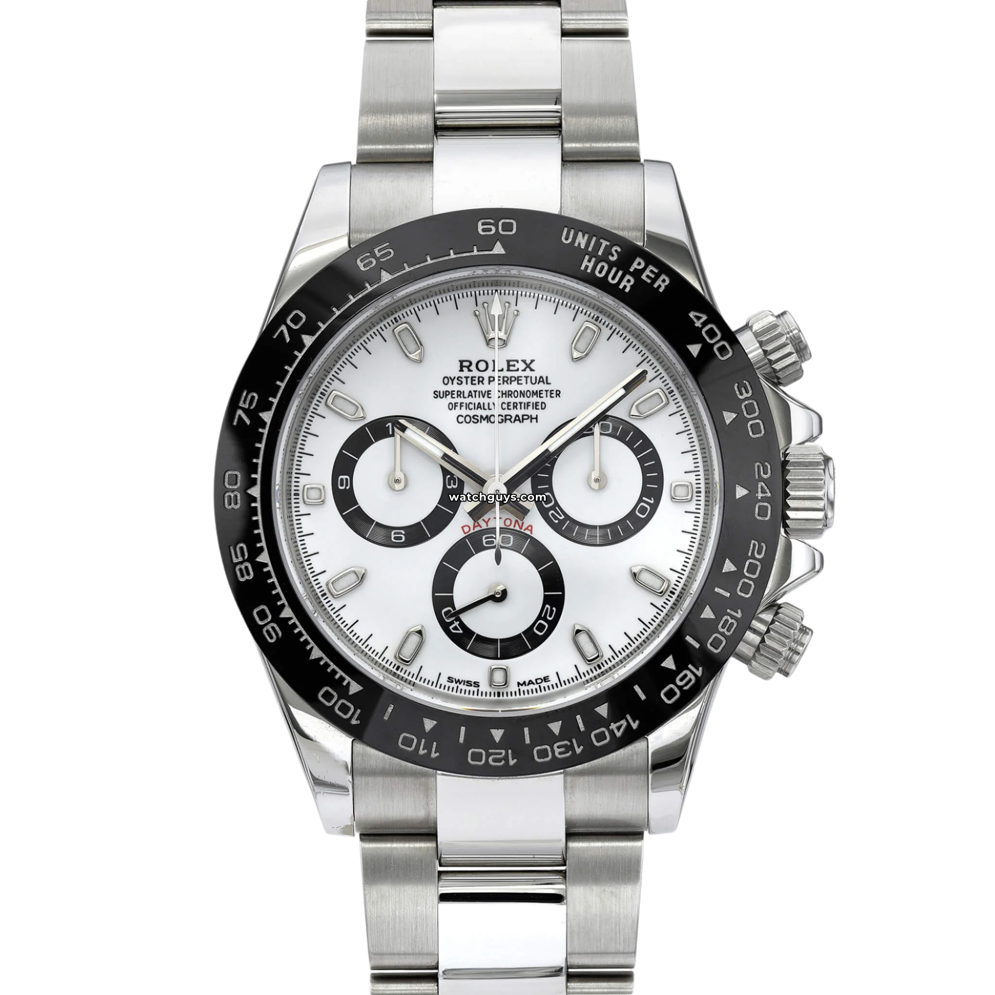 Rolex Daytona 116500LN Panda Stainless Steel Watch - Luxury Chronograph Timepiece for Men, Perfect for Business, Racing & Special Occasions