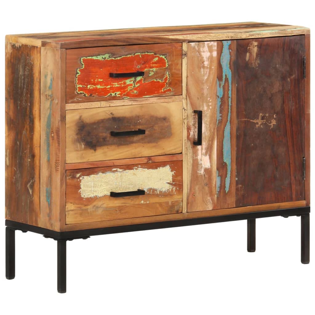 Solid Reclaimed Wood Storage Cabinet - 34.6