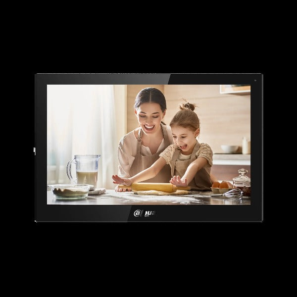 Dahua 10 IP Video Intercom Monitor - DHI VTH5341G W, HD Security System for Home & Business, Smart Door Entry Access Control