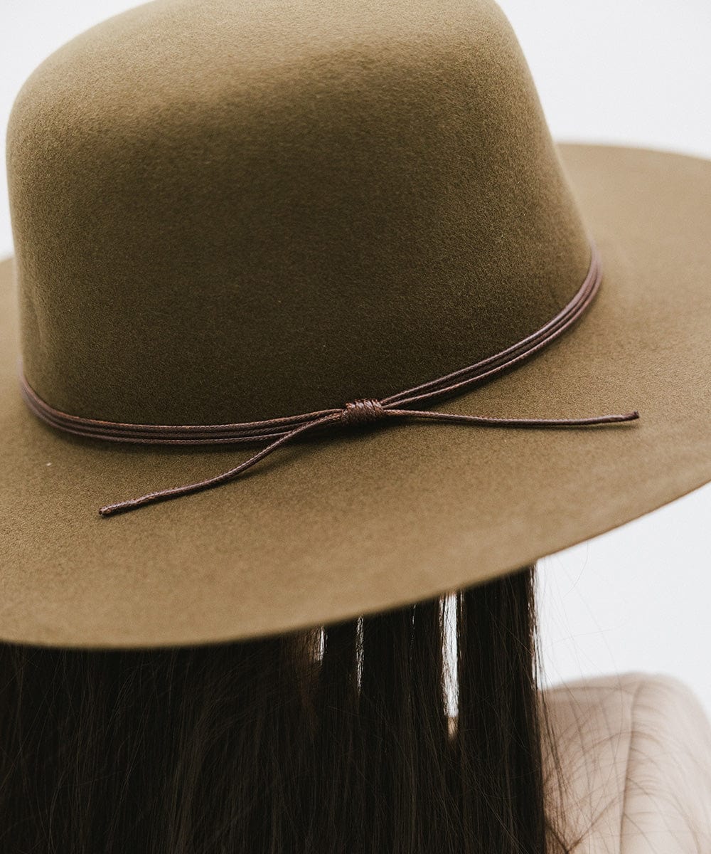 Rue Open Crown Hat - Stylish Summer Sun Hat for Women, Wide Brim Floppy Hat for Beach, Garden & Outdoor Activities