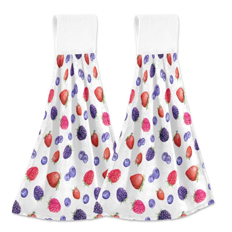 St Patrick's Day Cat Hanging Kitchen Towels - 2PCS Cute Kitten Coin Hand Towels & Dish Cloths - Absorbent Oven & Stove Washcloths with Loops - Perfect for Kitchen, Bathroom & Home Decor