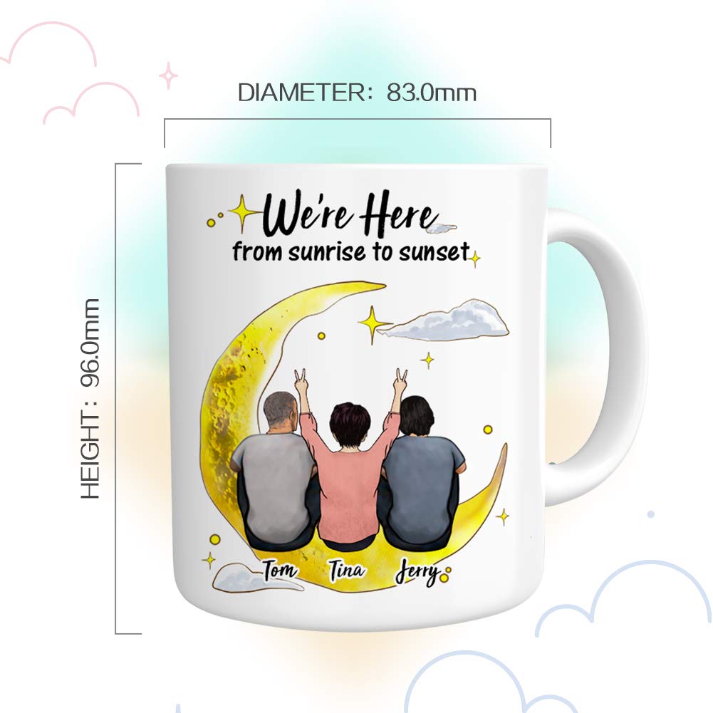 Personalized Photo Coffee Mug - Custom Picture 11 Oz Ceramic Mug for Couples, Families & Friends - Perfect Gift for Anniversary, Birthday & Holidays - Enjoy Your Morning Coffee in Style