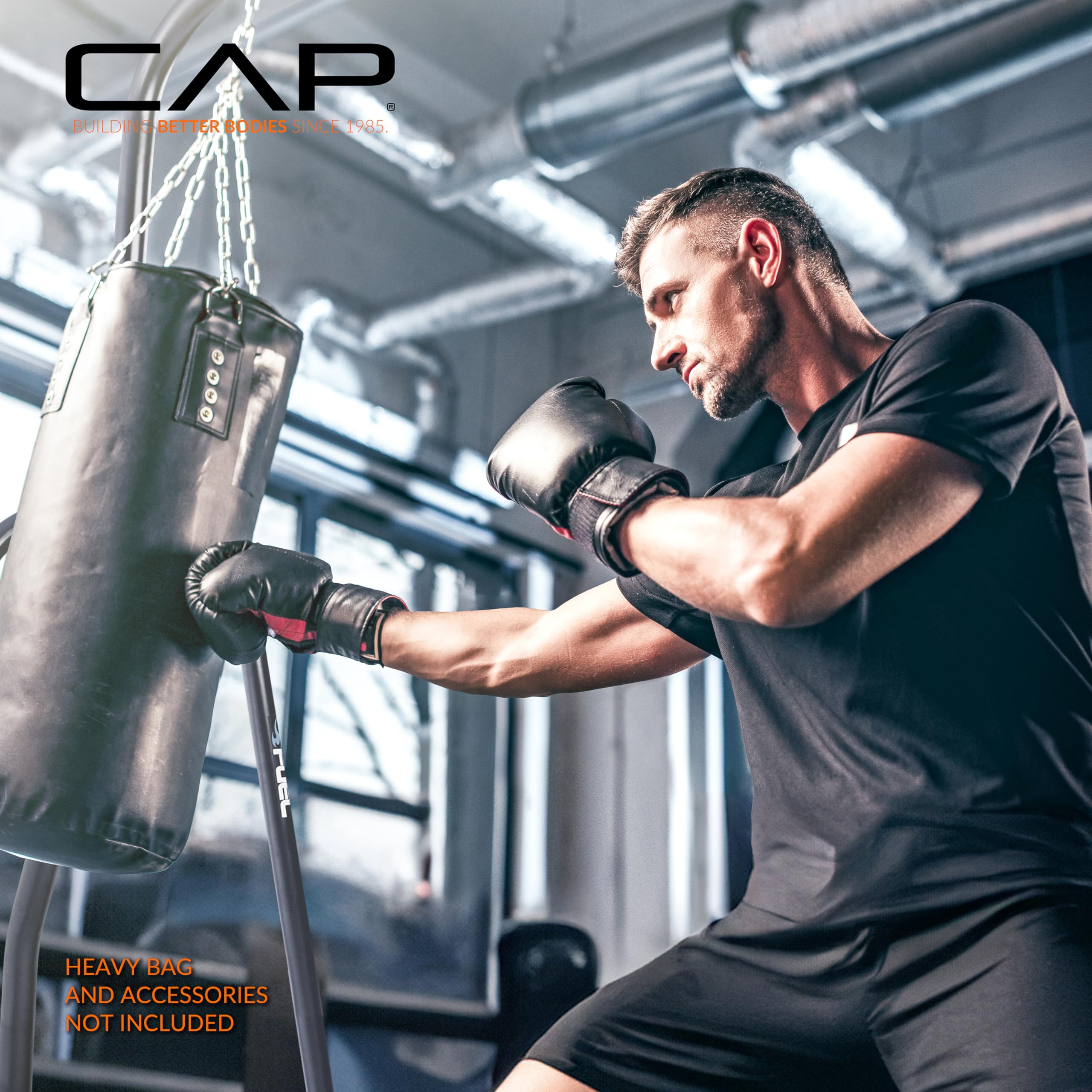 Fuel Pureformance Heavy Bag Stand - Adjustable Height & Multiple Mounting Options for Boxing, MMA, and Home Gym Training