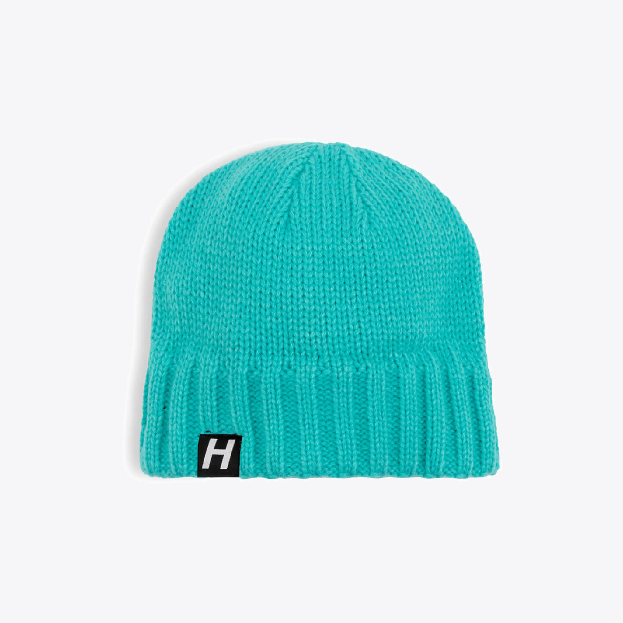 Premium Beanie Hat in Real Teal Color - Soft & Warm Winter Knit Cap for Men & Women - Perfect for Skiing, Hiking & Outdoor Activities