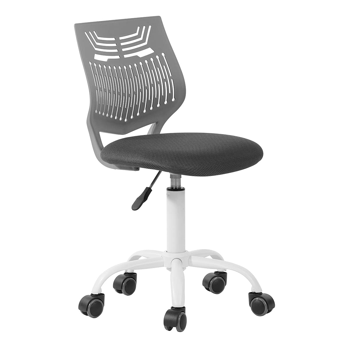 Premium PP Plastic Executive Office Chair - Ergonomic Mid Back Computer Desk Chair with Adjustable Height & 360° Swivel - Comfortable Task Chair for Home Office, Study, or Workspace - Ideal for Long Hours of Work, Gaming, or Online Meetings