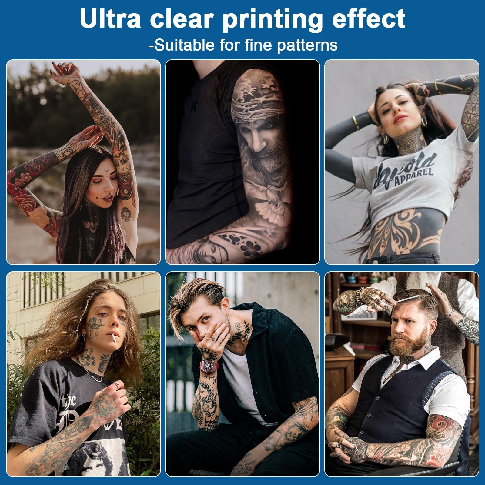 3D Bluetooth Tattoo Stencil Printer - Wireless Thermal Transfer Printer for Tattoo Artists | Compatible with Android, iOS, iPhone & PC | Perfect for Tattoo Shops, Home Studios & Professional Tattooing