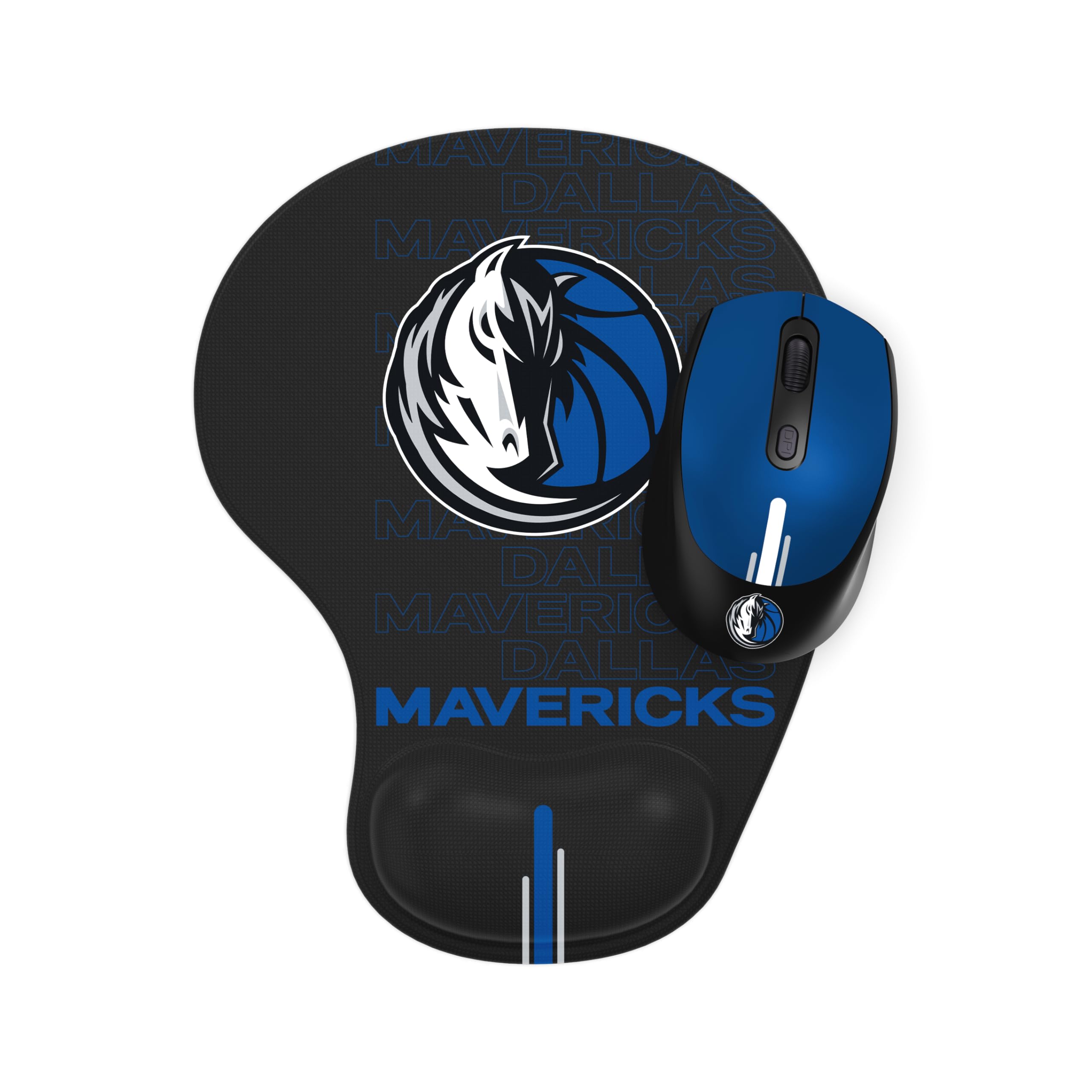 SOAR NBA Wireless Gaming Mouse with RGB Lighting & Large Mouse Pad - Compatible with PC, Laptop, Mac - Perfect for Basketball Fans, Gamers & Office Work
