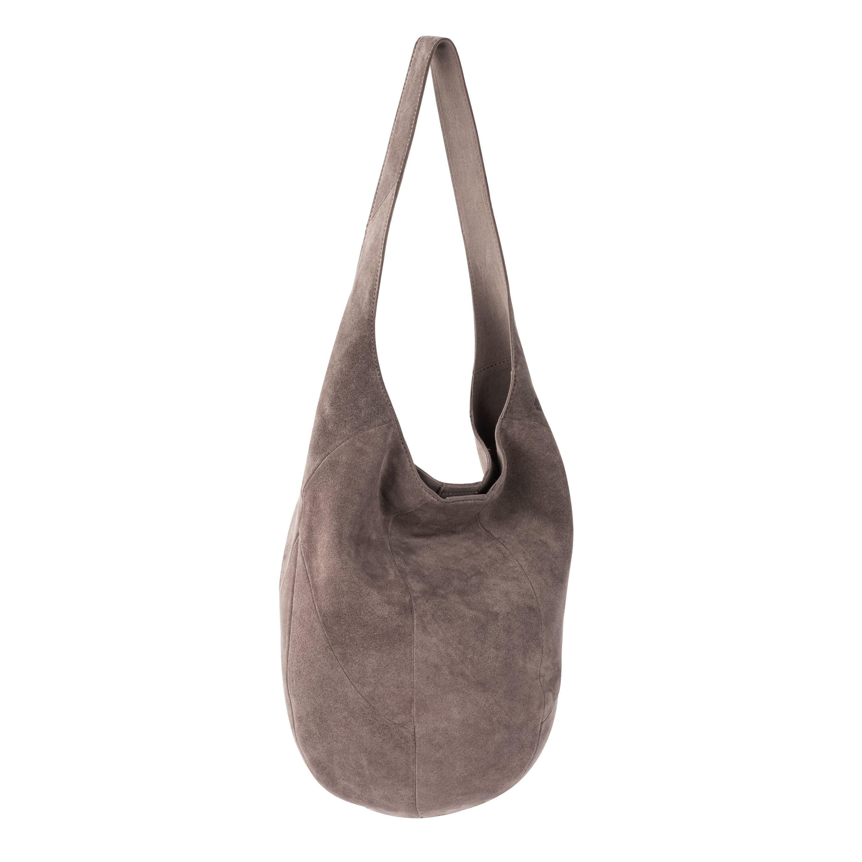 120 Hobo Leather Mushroom Suede Handbag - Stylish Crossbody Purse for Women, Perfect for Work, Travel & Everyday Use