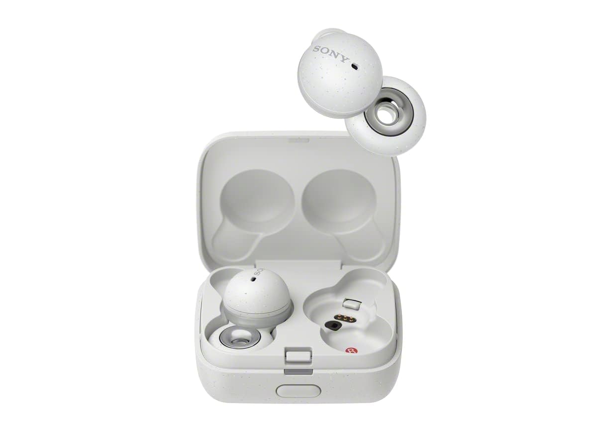 Sony LinkBuds True Wireless Earbuds - Open Ring Design for Ambient Sound Awareness, Built-in Alexa, IPX4 Water Resistant, White - Perfect for Running, Working Out & Office Use