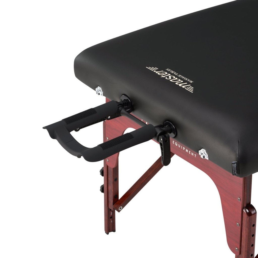 31'' Montclair Portable Massage Table with Memory Foam Layer, Shiatsu Cables & Reiki Panels - Professional Massage Therapy Table for Home, Spa, and Clinic Use