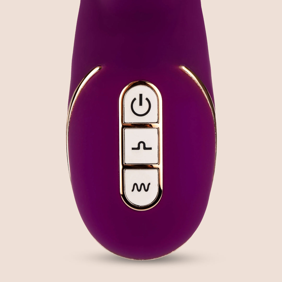 Jack Rabbit® Signature Silicone Thumping Rabbit - Rechargeable Vibrating & Thumping Rabbit Vibrator for Women | Ultimate Pleasure & G-Spot Stimulation | Perfect for Solo Play & Couples Intimacy