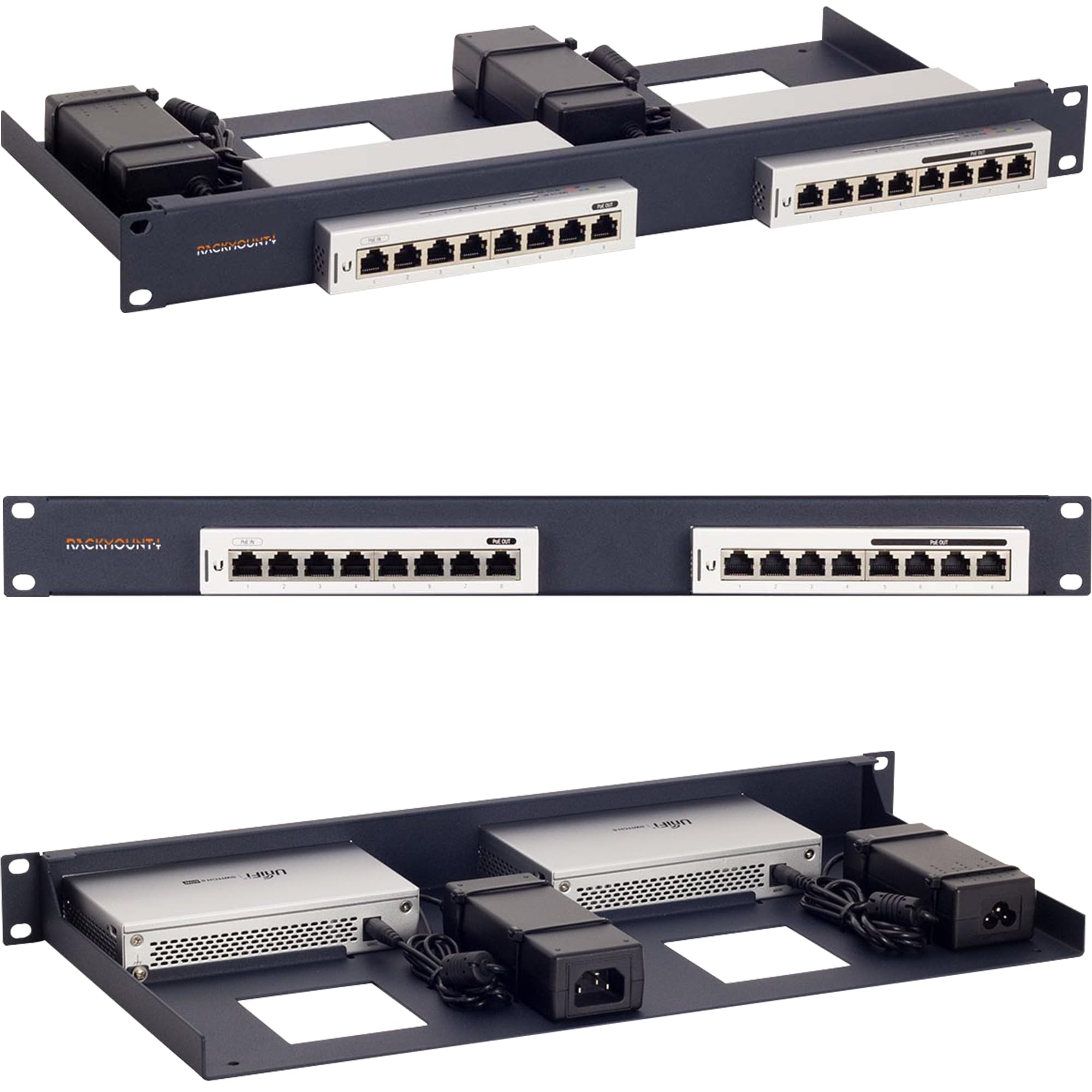 RM-UB-T1 Rack Mounting Kit for Ubiquiti UniFi Switch 8 & 8-60W - Secure Server Rack Installation for Network Switches | Perfect for Data Centers & Home Office Networks