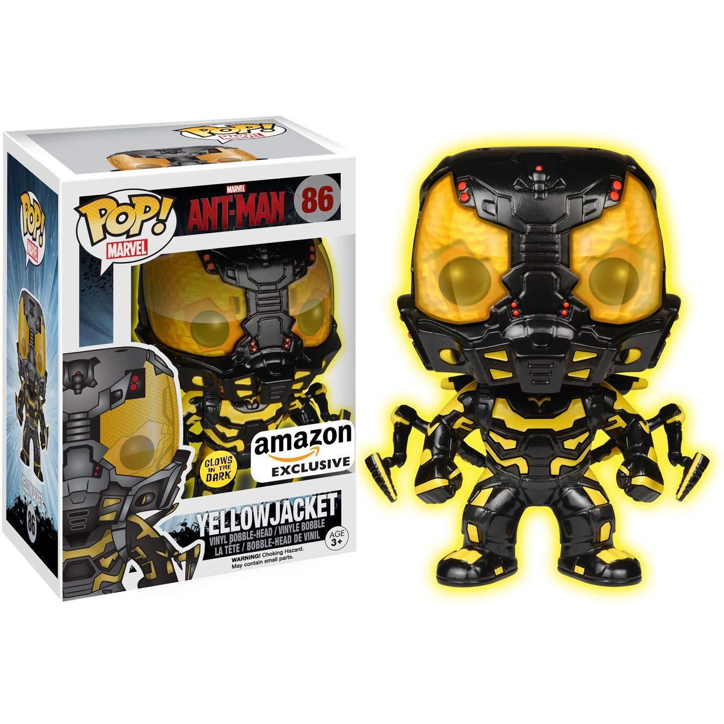 Marvel Ant-Man Yellowjacket Action Figure - Official Collectible Toy for Kids & Adults - Perfect for Display, Gifts, and Marvel Fans