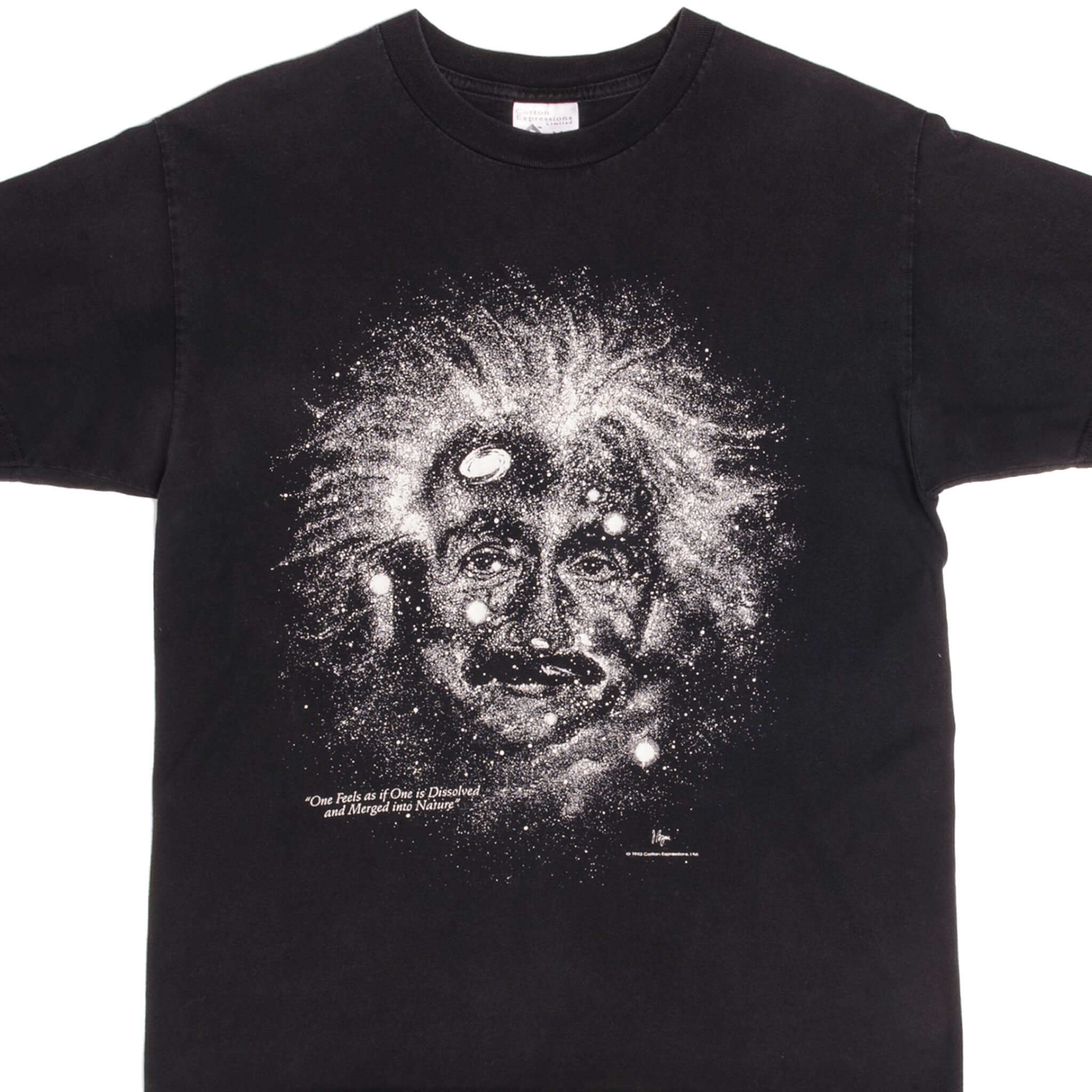 Vintage Albert Einstein Graphic T-Shirt 1993 Retro Style - Medium Size - Perfect for Science Lovers, Gifts & Casual Wear