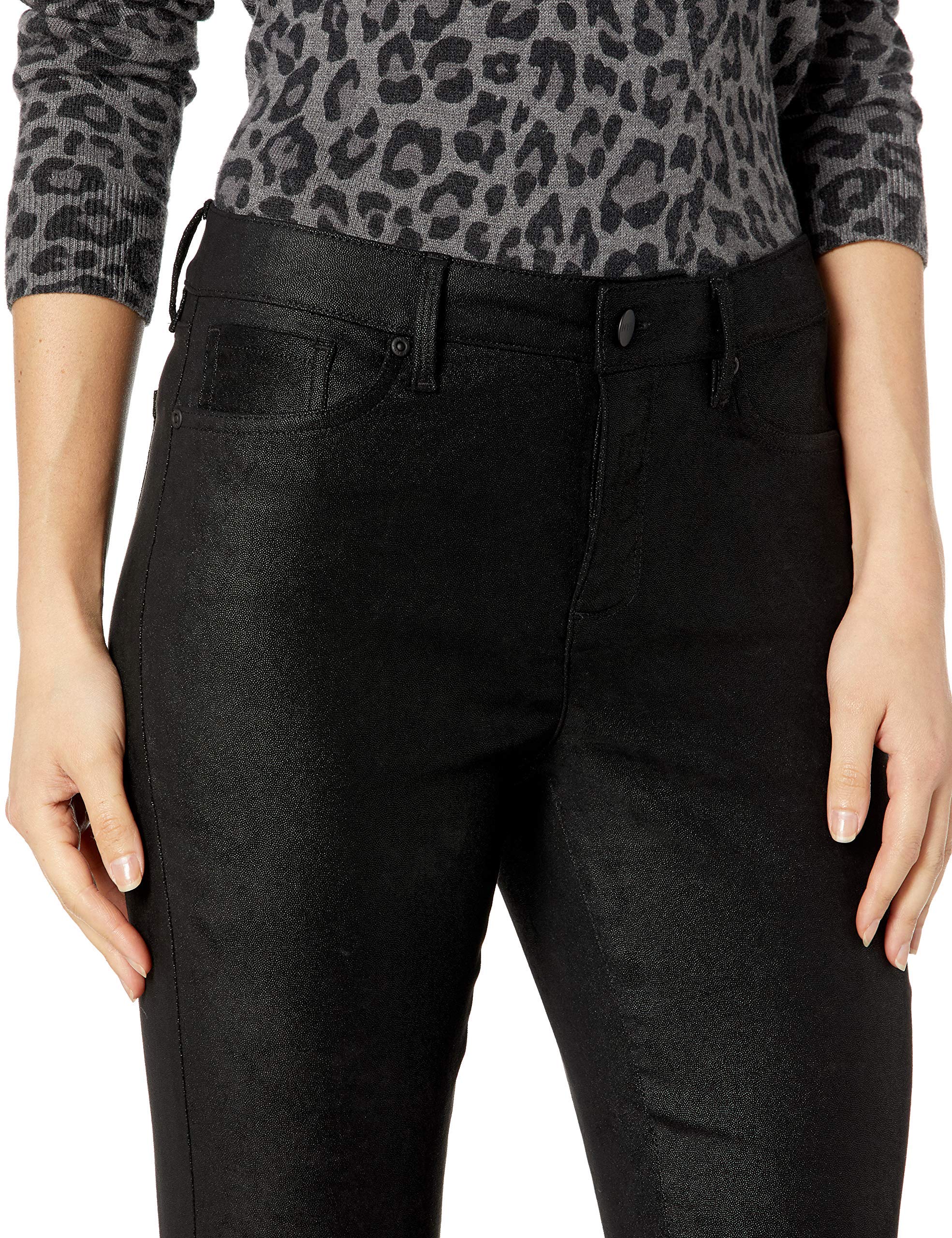 NYDJ Women's Alina Skinny Faux Suede Jeans - Stretch Comfort Fit, High Waist Ankle-Length Pants for Work, Date Night & Casual Outings