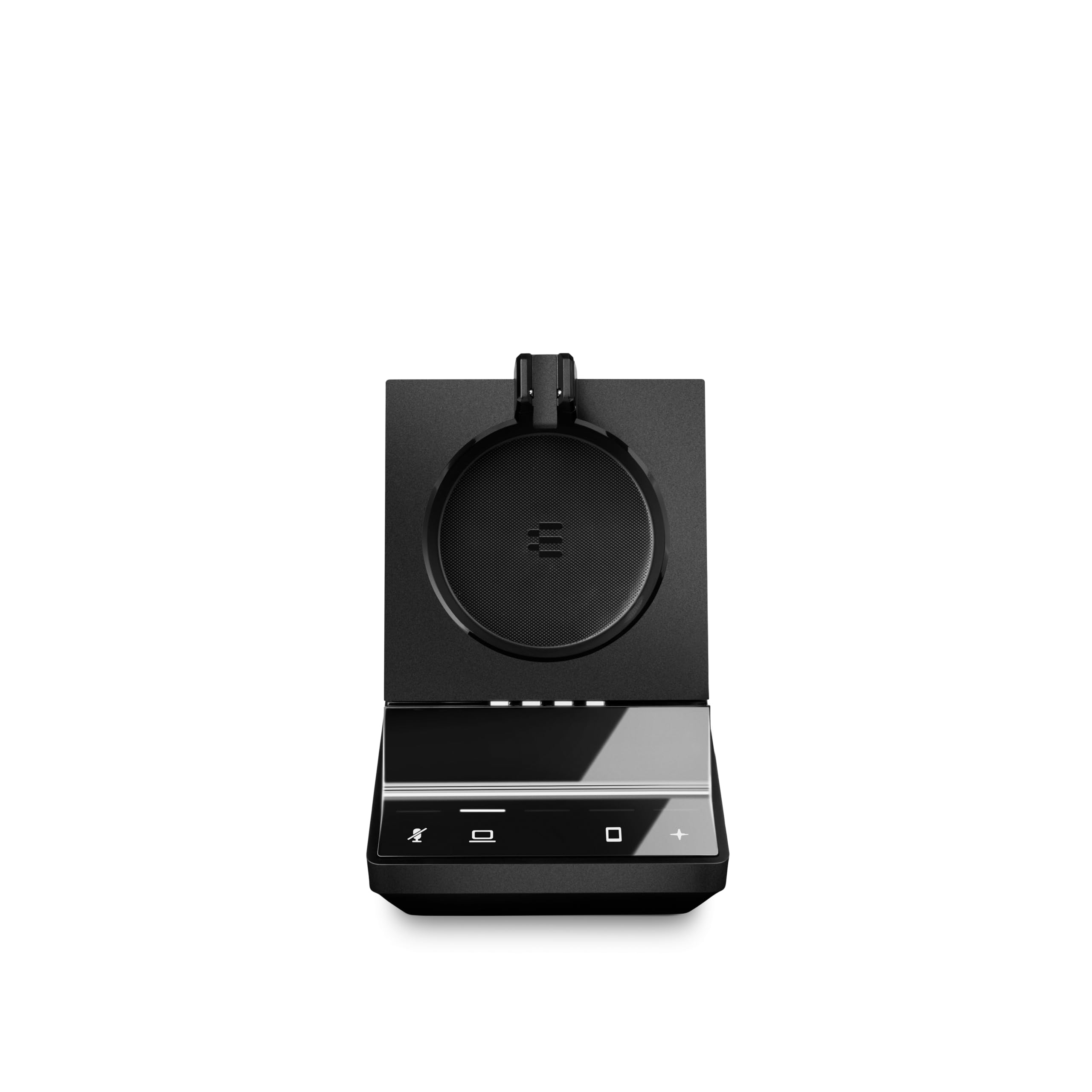Sennheiser SDW 5063 Wireless DECT Headset with Dual Microphone & Ultra Noise Cancelling - Binaural PC/Softphone Headset for Call Centers, Remote Work & Office Use (Black, Model 506588)