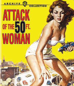 Attack of the 50ft Woman Blu-ray - Classic Sci-Fi Horror Movie - Perfect for Movie Nights & Collector's Shelves