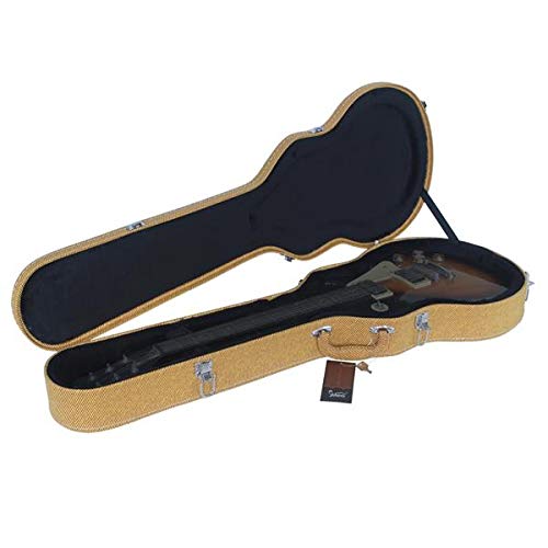 Premium Hard-Shell Electric Guitar Case with Bulge Surface - Yellow | Fast 3-7 Day US Delivery | Perfect for Touring Musicians & Home Storage