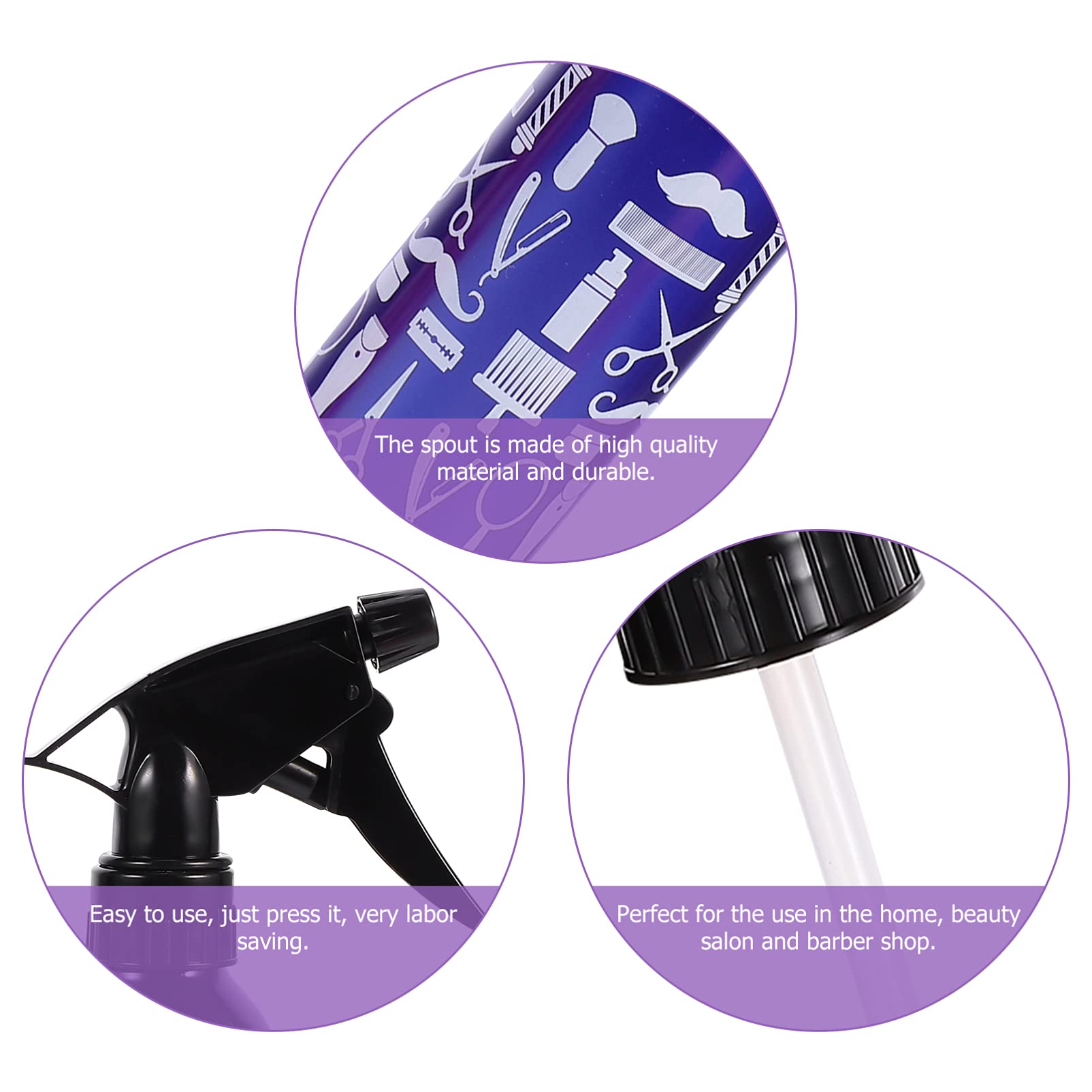 2 Pack Professional Watering Can Spray Bottle - Portable Hair & Makeup Mist Sprayer for Styling, Hydrating Plants, and Skincare | Perfect for Salons, Home Gardening, and Travel