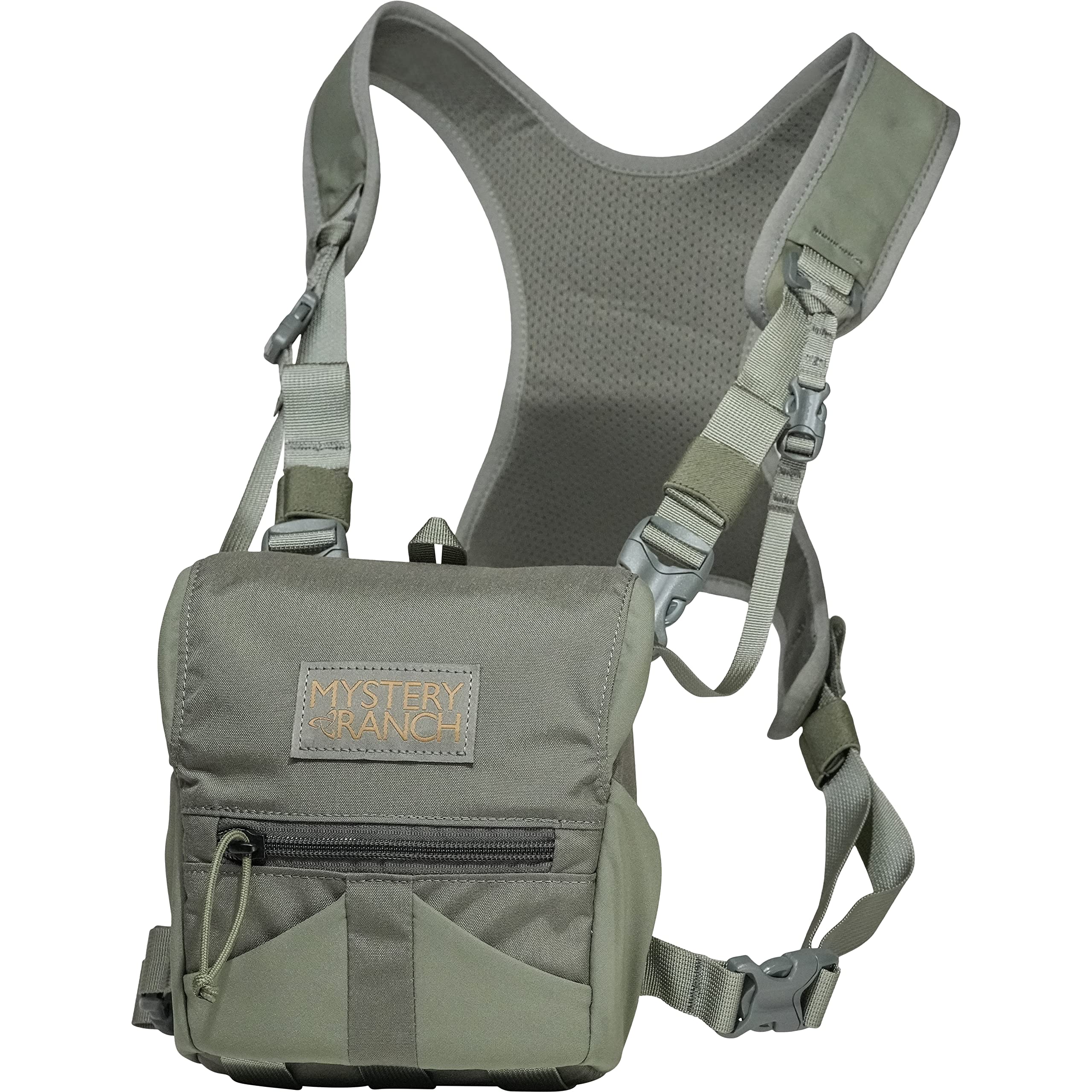Mystery Ranch Bino Harness 10x - Binocular Chest Carrier for Hunting & Hiking - Durable Outdoor Gear for Bird Watching & Wildlife Observation