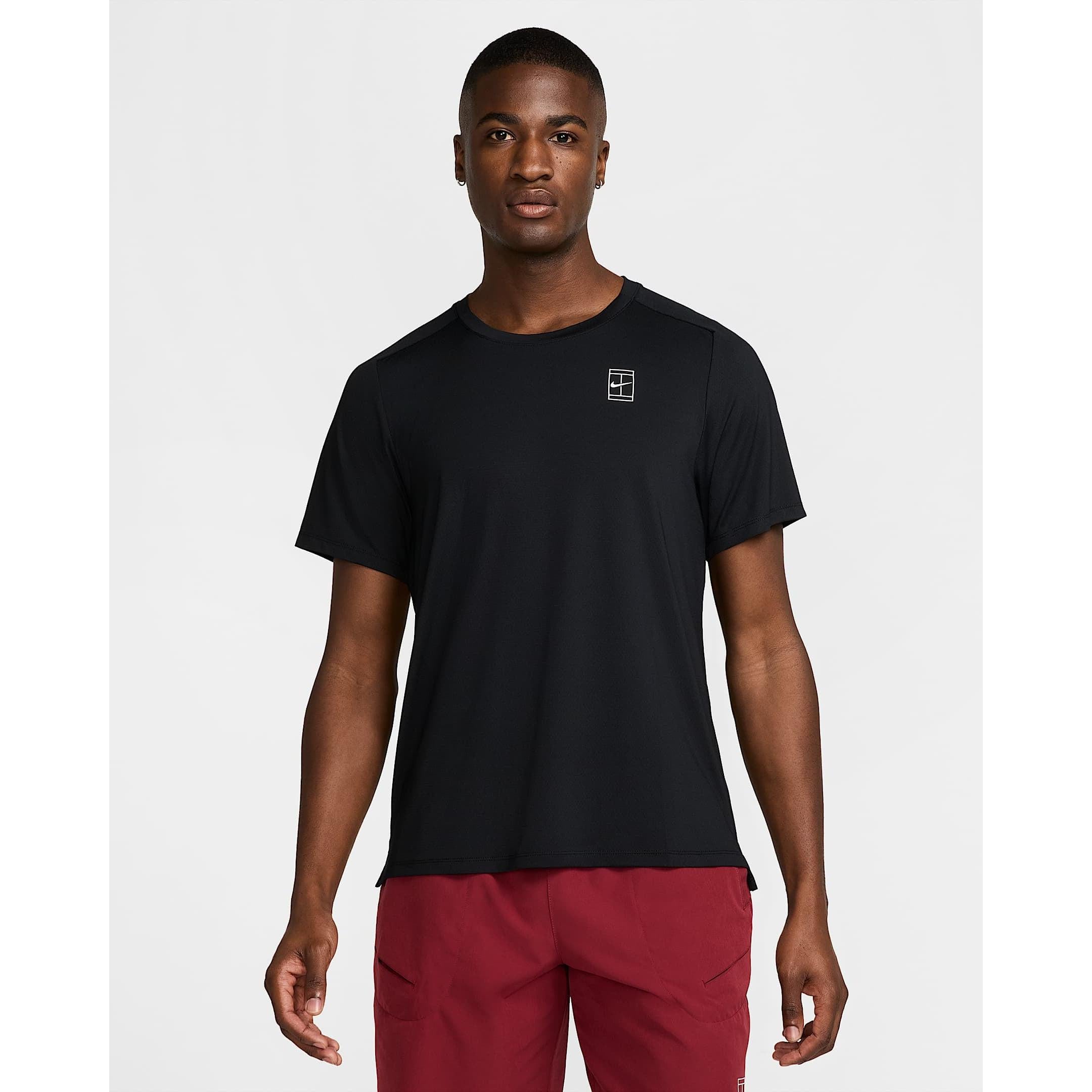 Nike Men's Court Dri-FIT Advantage Tennis Top 2025 - Moisture-Wicking Performance Shirt for Tennis, Pickleball & Casual Wear
