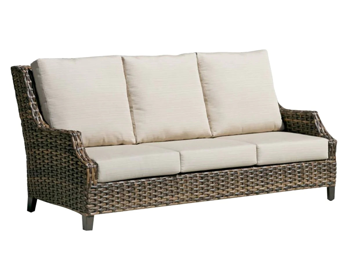 Whidbey Island Outdoor Sofa - All-Weather Wicker Patio Furniture Set with Cushions (2-Piece) - Perfect for Backyard, Poolside & Garden Relaxation