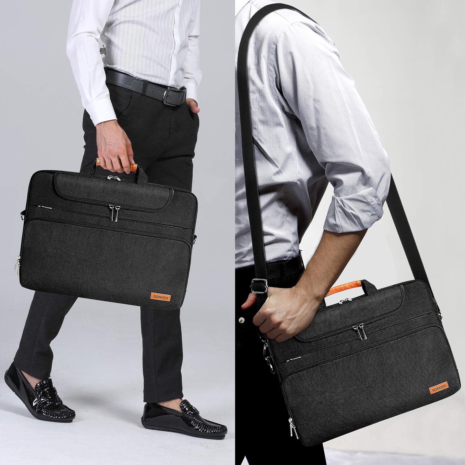 DOMISO 14 Inch Waterproof Laptop Sleeve & Business Briefcase - Compatible with 14