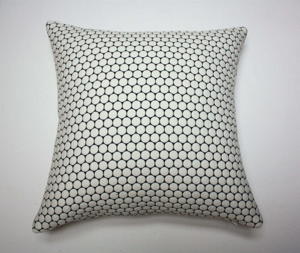Designtex Loop to Loop Snow Ball Pillow - Soft & Cozy Decorative Throw Pillow for Winter Home Decor, Bedroom, Living Room, and Sofa