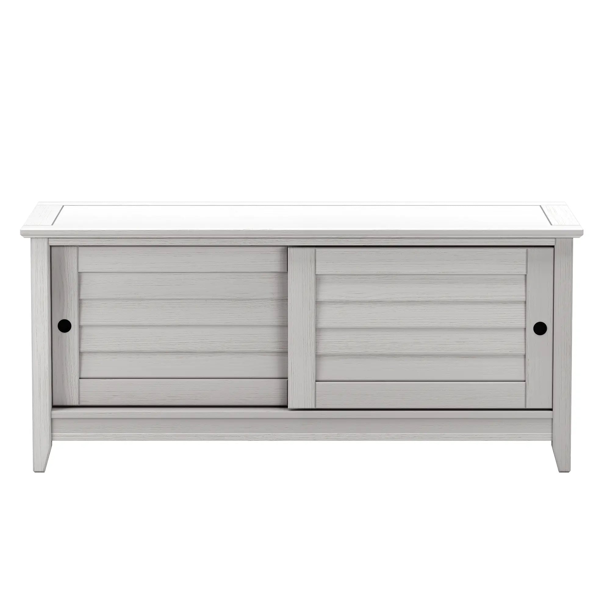 Greenport Storage Bench - Stylish and Functional Entryway Organizer with Seat | Perfect for Hallway, Living Room, and Bedroom Storage Solutions