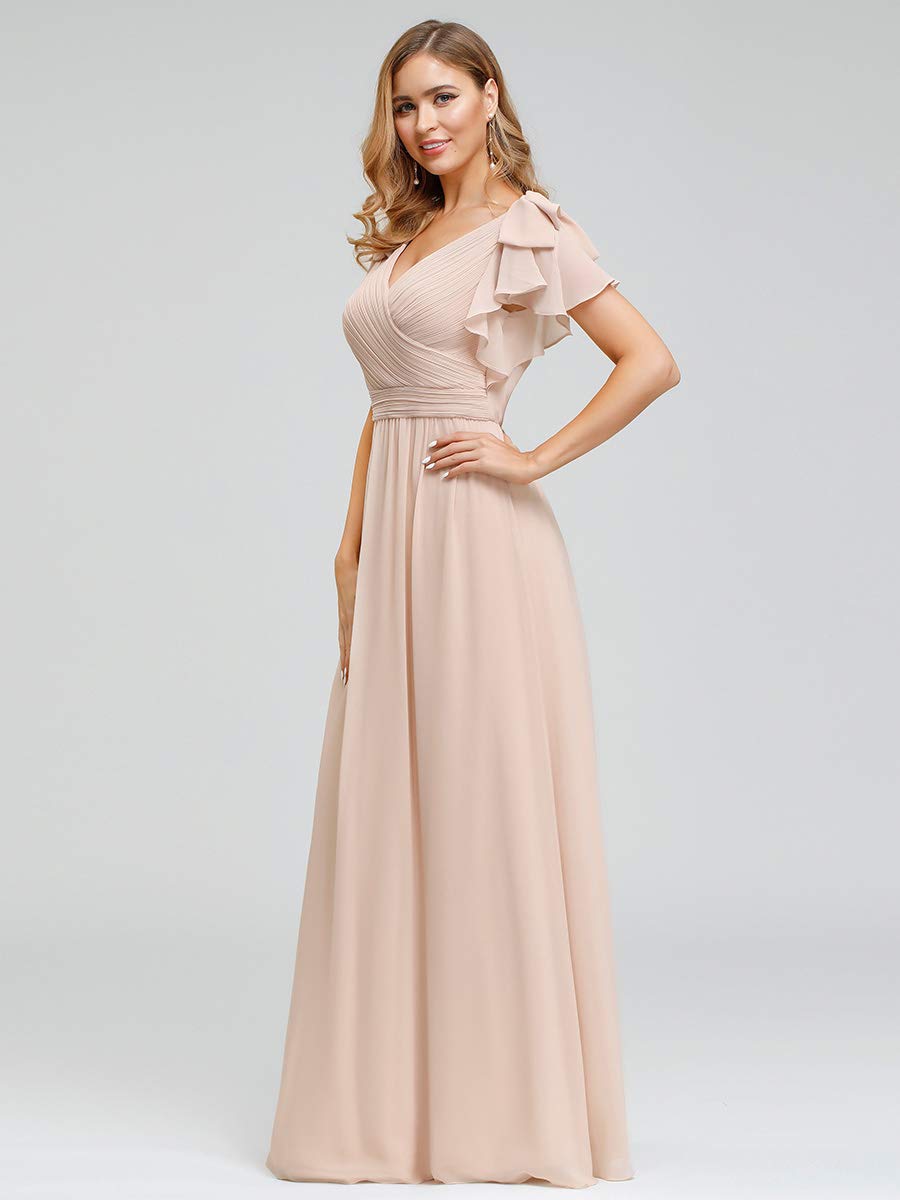 Ever-Pretty Women's A-Line Wedding Bridesmaid Dress 7709 - Elegant Long Formal Gown for Weddings, Prom & Special Occasions