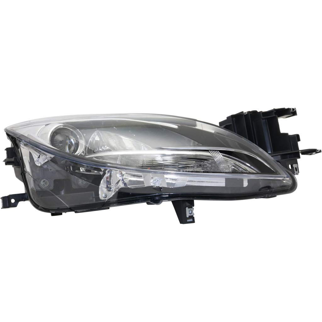 2012-2013 Mazda 6 Passenger Side Headlight Replacement - Compatible with MA2519141 & GEG1510K0E - High Performance Car Headlamp for Night Driving and Road Safety