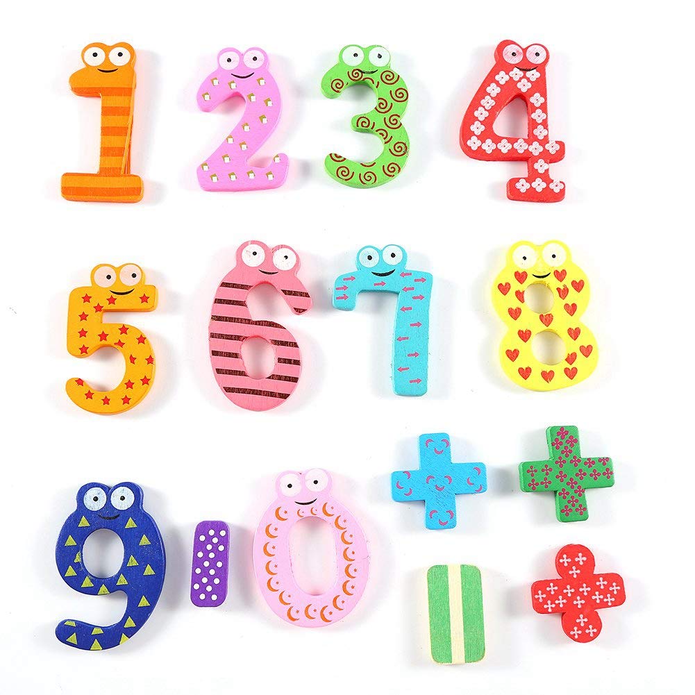 15Pcs Magnetic Fridge Numbers Stickers - Educational Toys for Kids, Baby Learning Tools, Fun Kitchen Decor & Organization Accessories for Refrigerators