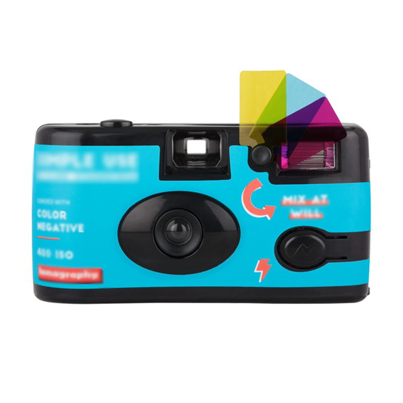 35mm Disposable Film Camera - Full Frame 135 Disposable Camera with Color Film, Simple & Portable for Travel, Parties, Weddings, Events - Perfect Gift for Photographers & Beginners