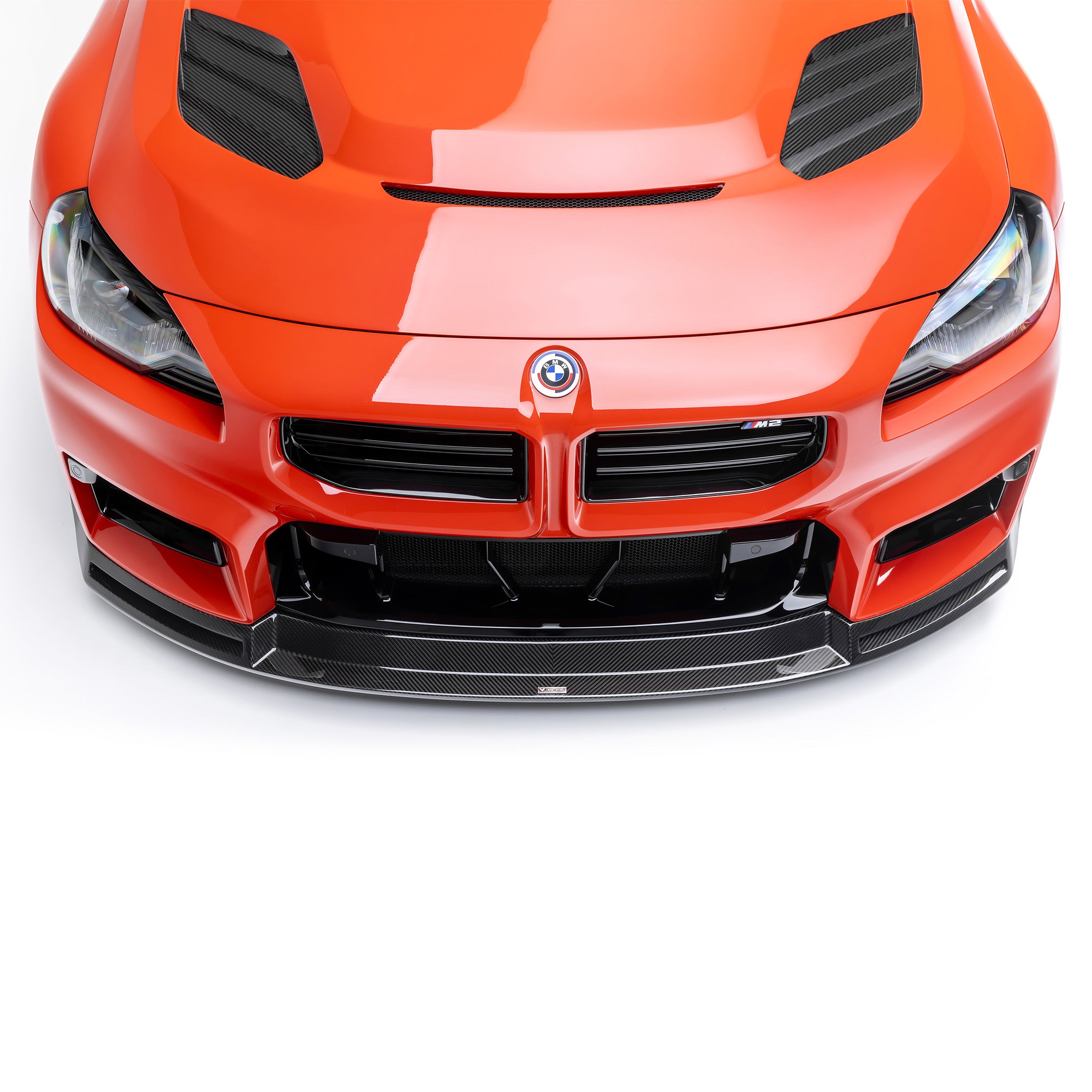 BMW G8X M2 VRS Aero Front Spoiler - Carbon Fiber PP 2x2 Glossy V Style™ for Enhanced Performance & Style | Perfect for Racing & Street Tuning