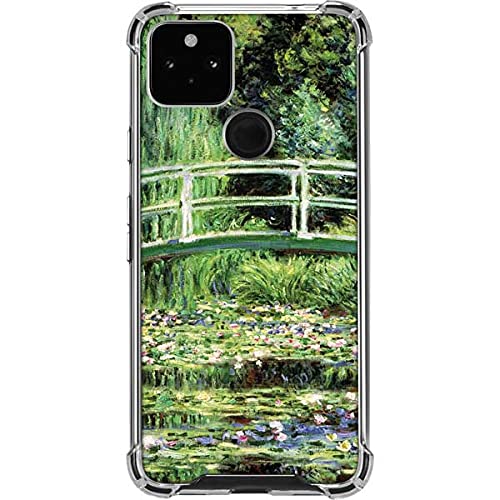 Google Pixel 5a 5G Clear Case with Bridgeman Waterlilies Art - Perfect Protection & Style