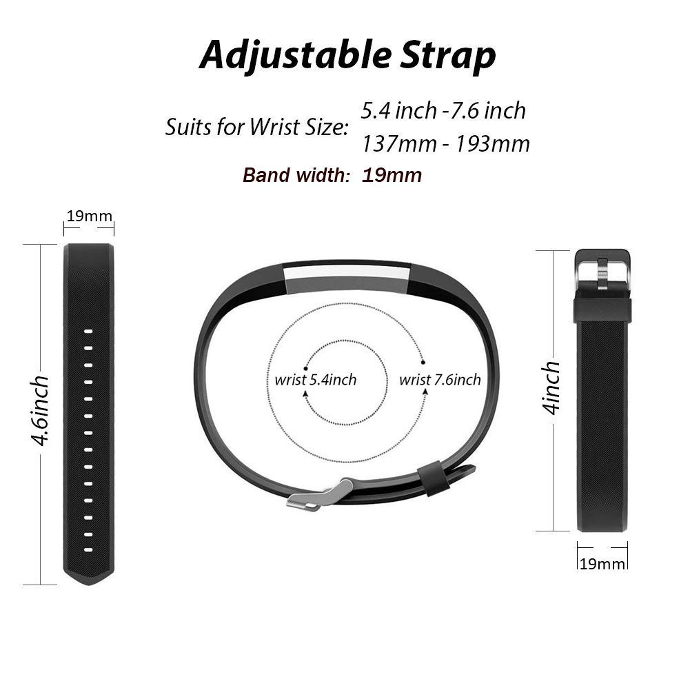 ZURURU Replacement Bands for Veryfit Pro ID115Plus HR - Fitness & Daily Use
