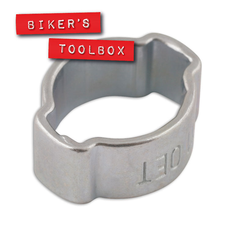 9mm & 11mm Twin Ear Pipe Clips - Stainless Steel Hose Clamps for Plumbing, Automotive & Industrial Use