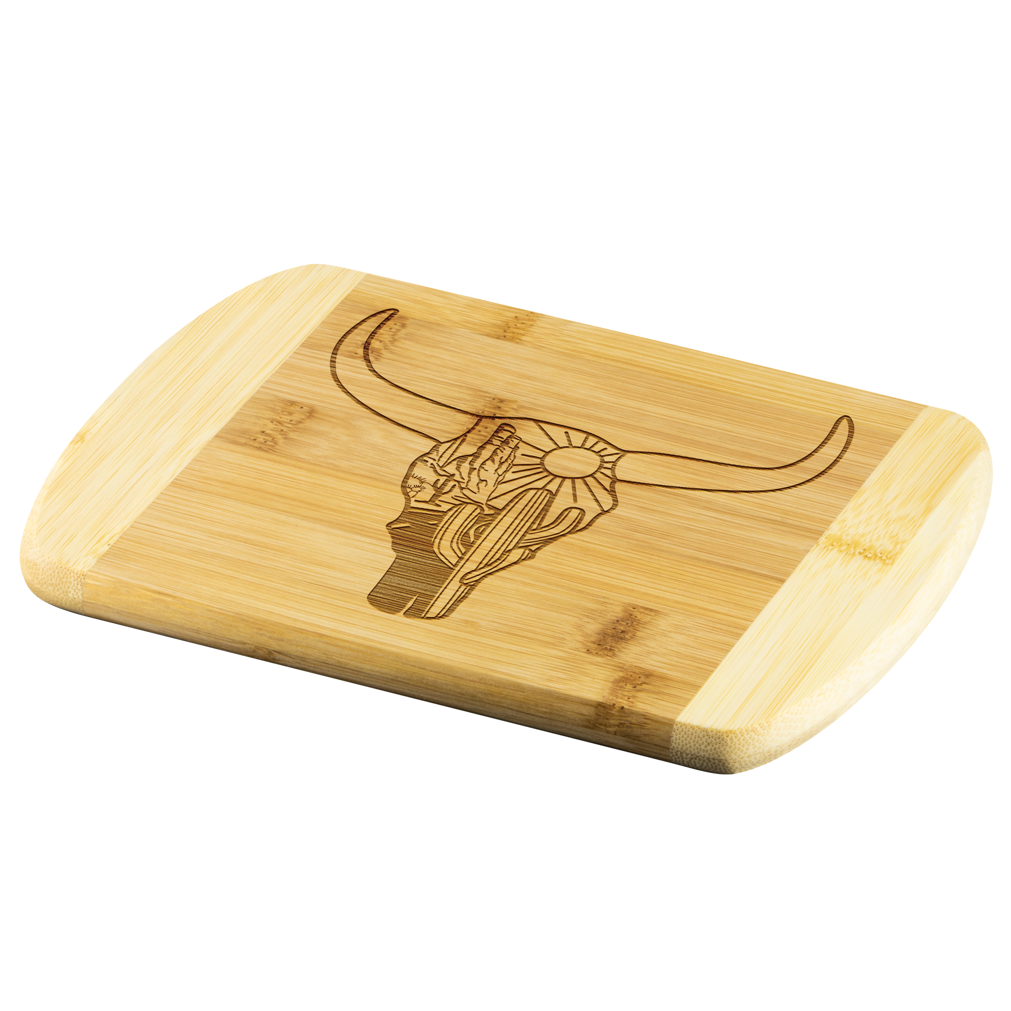 Organic Bamboo Cutting Board - Farmhouse Kitchen Decor for Rustic Cooking, Charcuterie & Serving - Perfect for Home Chefs & Entertaining