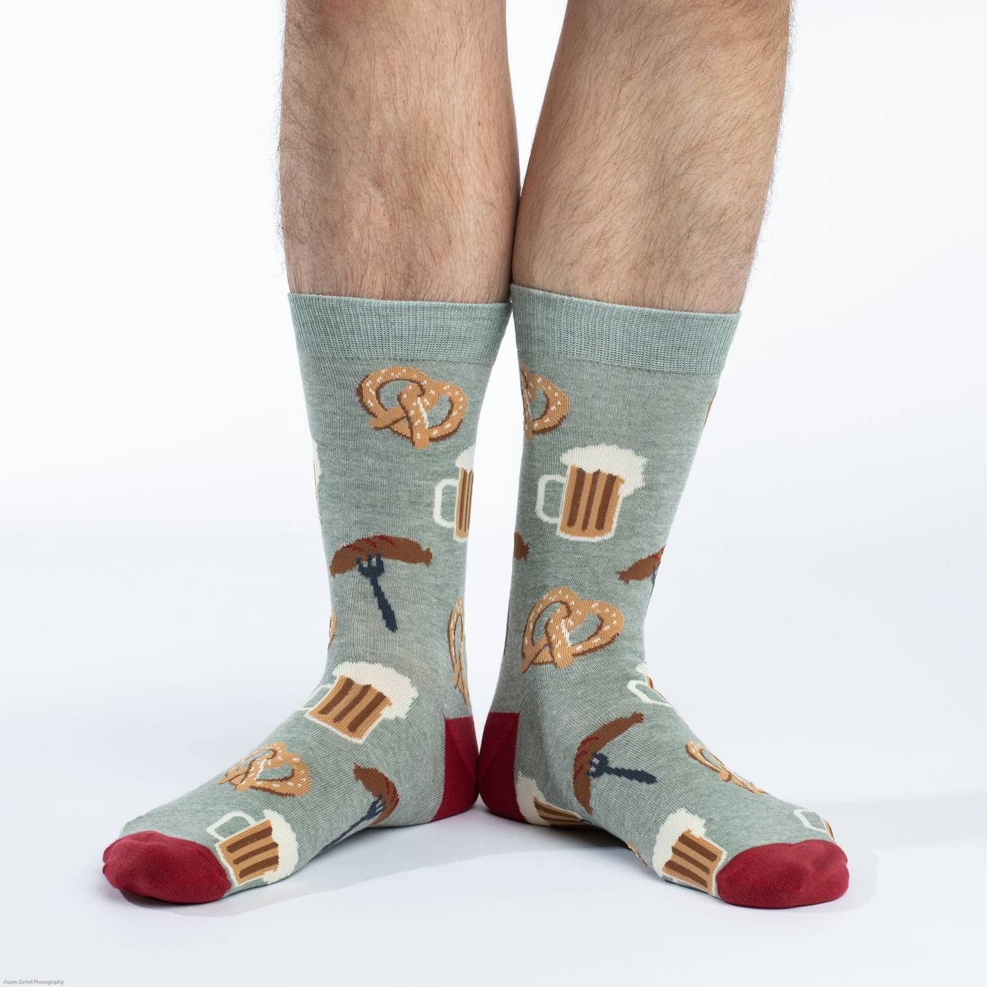 Good Luck Sock Men's Novelty Drinking Socks for Adults - Funny Beer Themed Crew Socks - Perfect Gift for Beer Lovers, Parties & Casual Wear