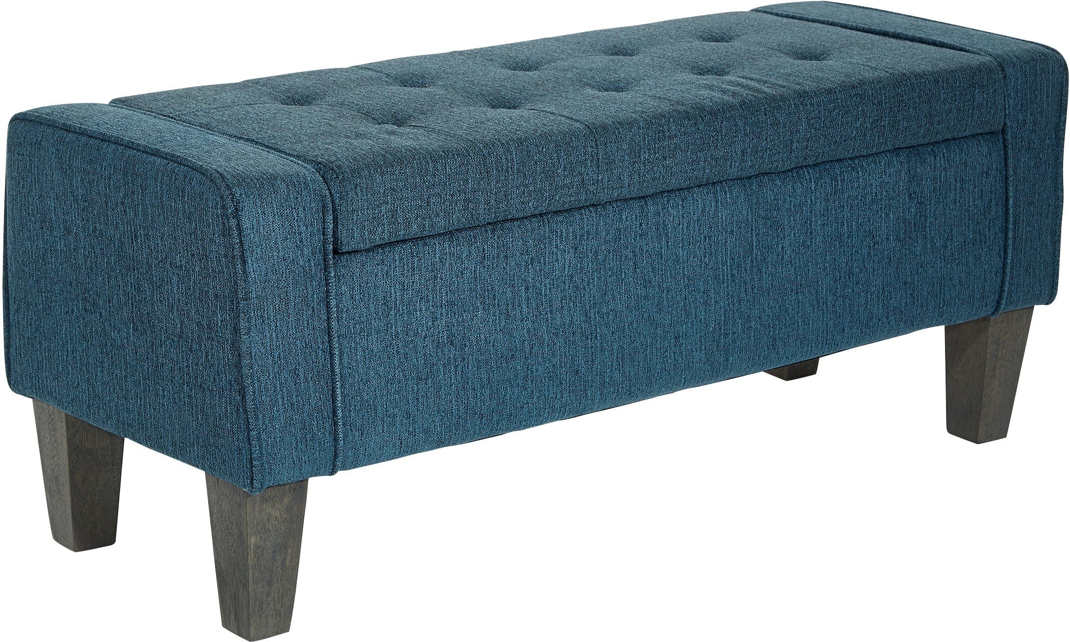 Office Star Baytown Storage Bench [SB562] - Stylish Entryway Organizer with Seat & Hidden Storage for Home, Office, or Mudroom